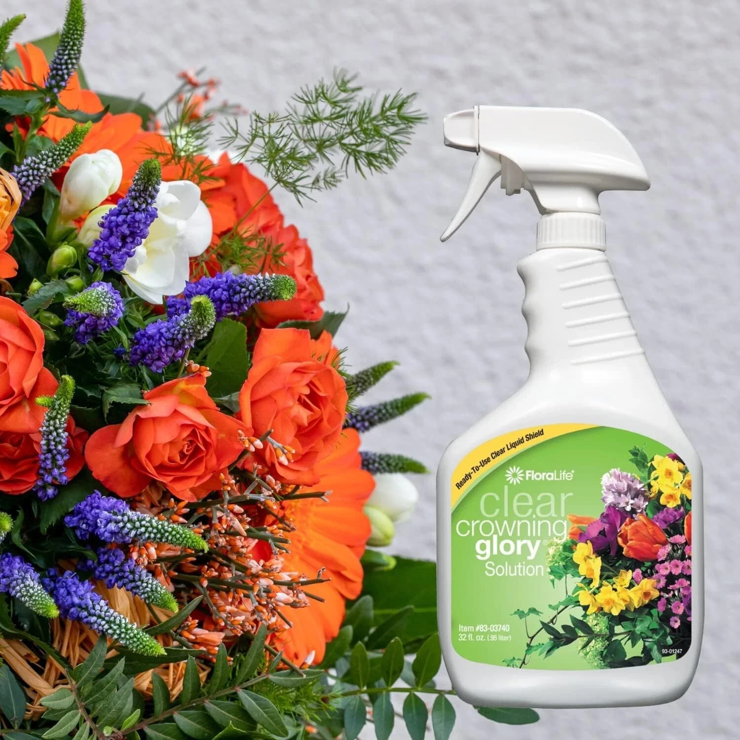 Crowning Glory 32 Fl. Oz Flower Spray – Easy Application for Gorgeous Blooms