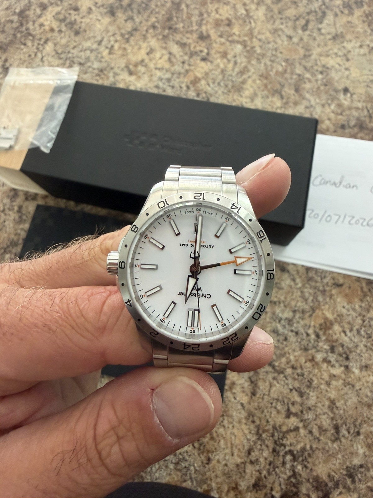 christopher ward c63 sealander gmt 39mm 2021 with warranty til Oct 26’