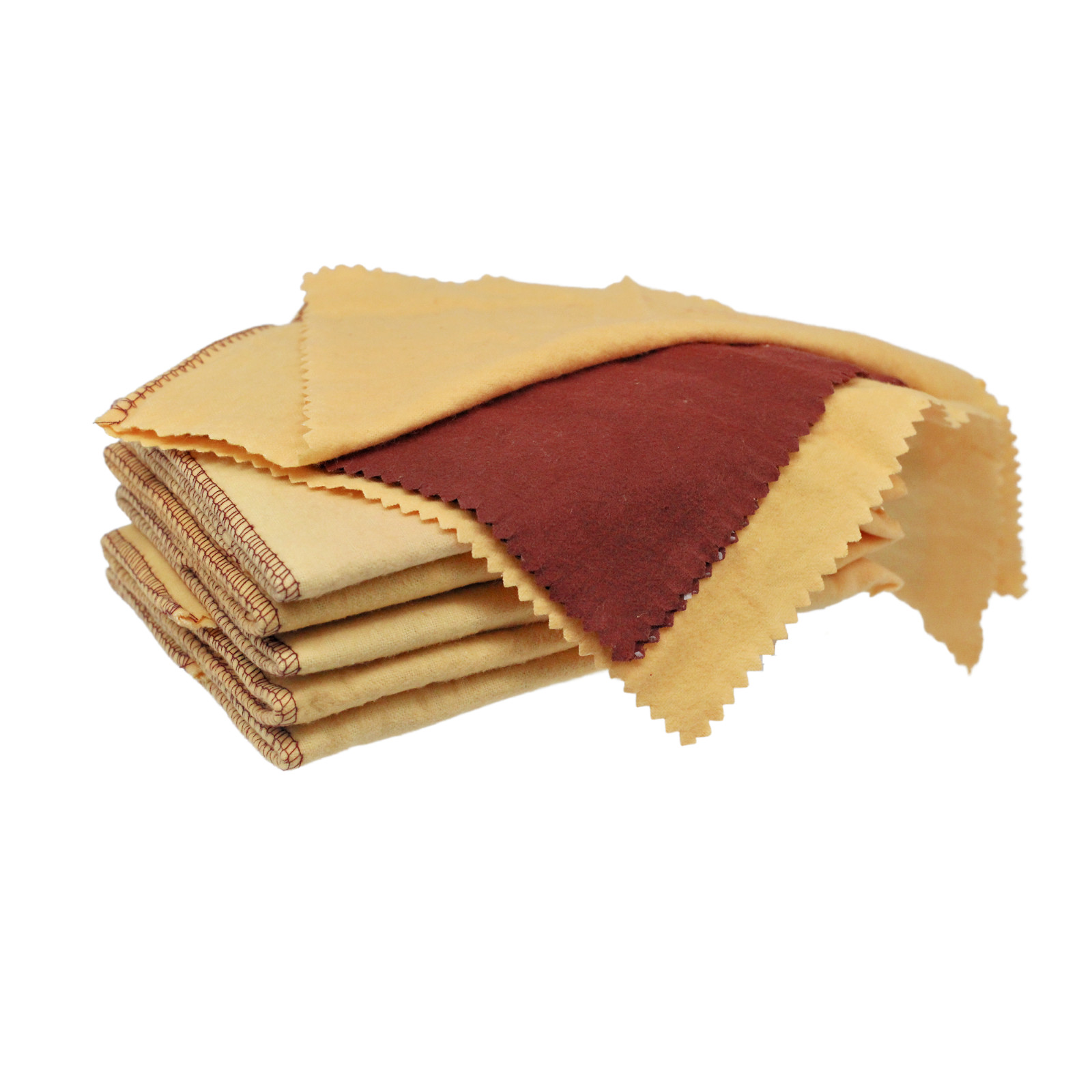 Rouge Polishing Cloth for Silverware & Jewelry Copper Brass Coins Anti-Tarnish