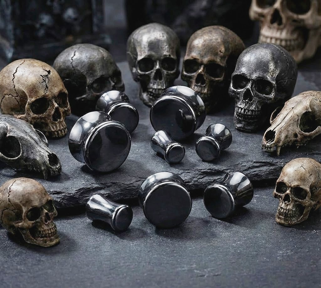 Ear Gauges Ear Plugs Tunnels flesh tunnel plugs stretched ear jewlery