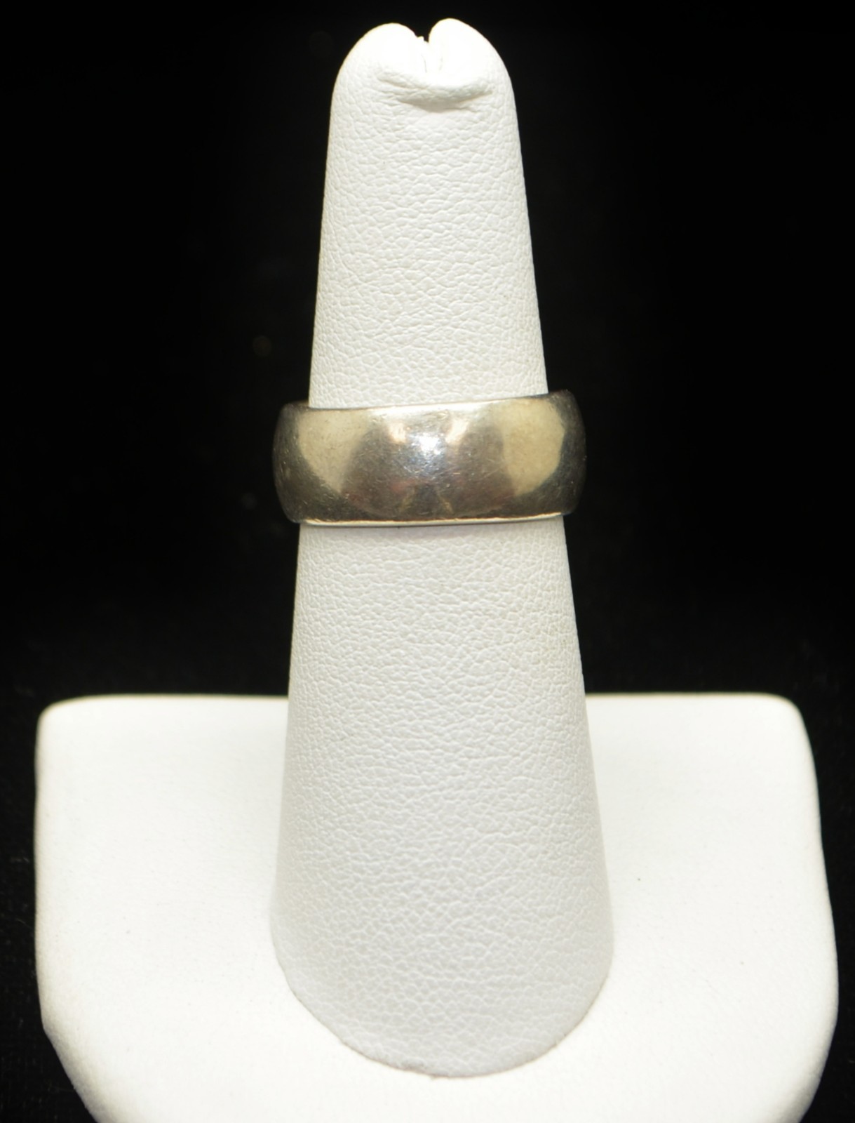 Sterling Silver Simple Smooth Band Ring SZ 6.5 #FMF083