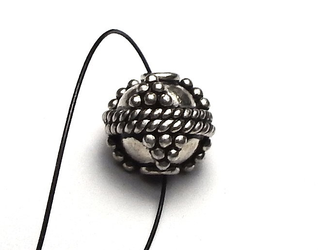 Bali STERLING SILVER Focal Bead Handmade BIG Indonesia – CHOOSE STYLE