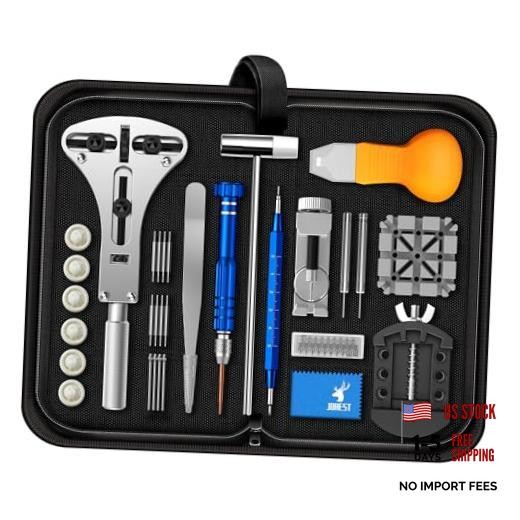 Watch Repair Tool Kit – Battery Replacement – Strap Adjustment – Bracelet Pin