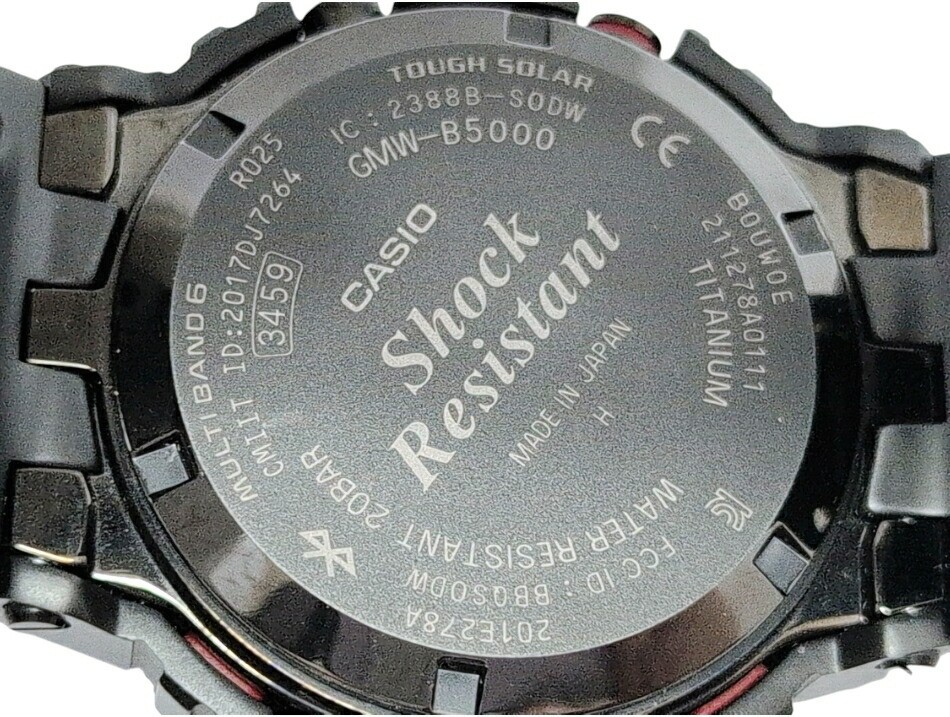 CASIO G SHOCK G Shock FULL METAL GMW B5000 Model Black Gundam Used
