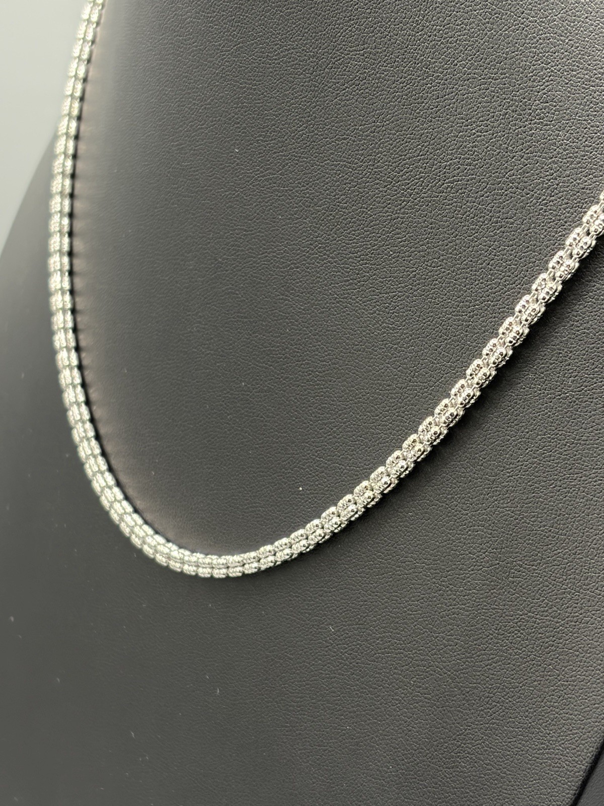 925 Sterling Silver Ice Chain – 3.5mm – 22 Inches – 22 Grams – Brand New