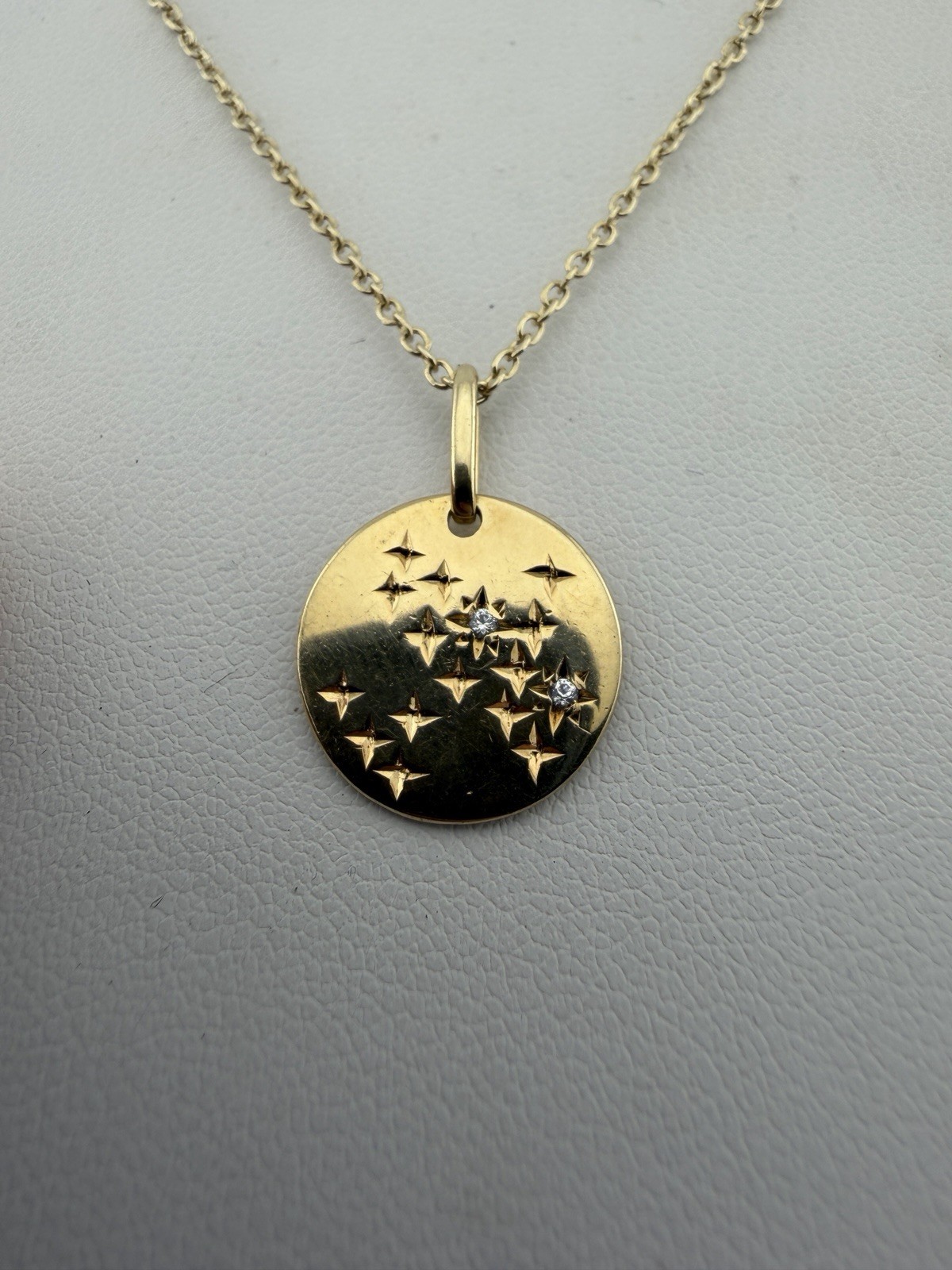 Mejuri Yellow Vermeil Sterling Silver 925 Stars Talisman Pendant Necklace 22-24”