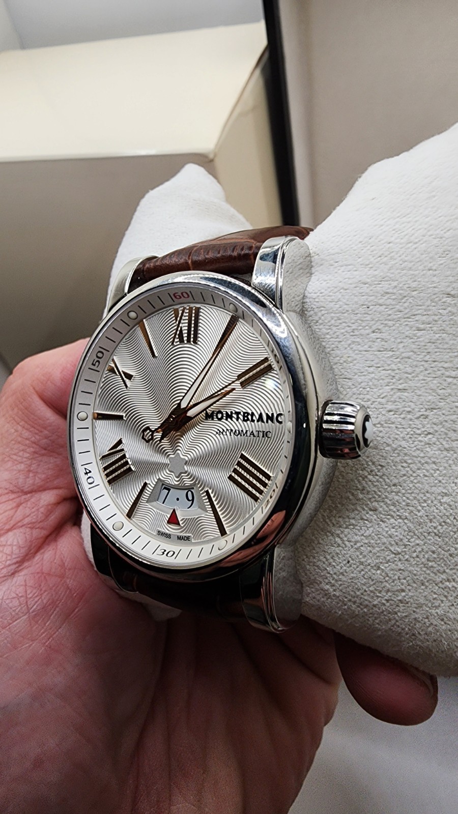 Montblanc Star 4810 Date Automatic 7102 Silver Dial 40mm w/ Box 105858