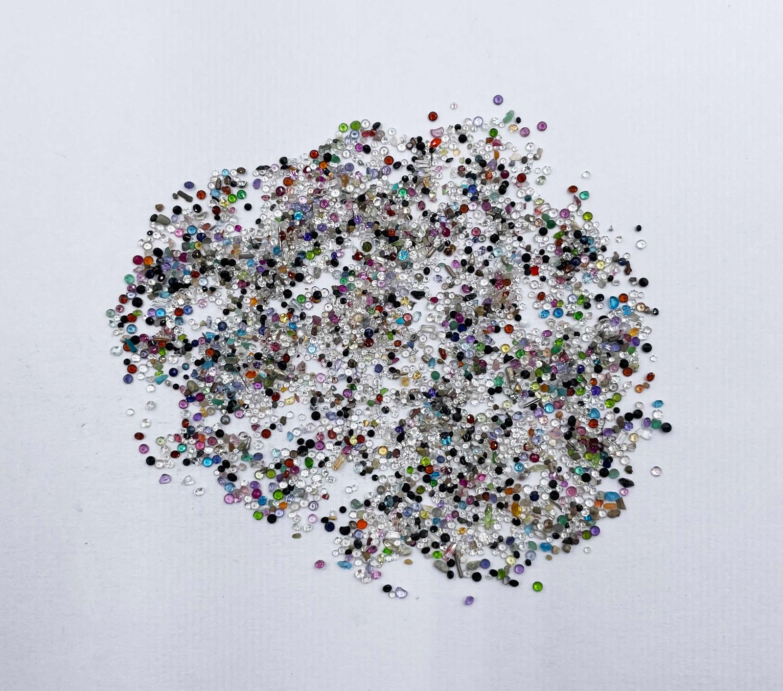 Multi Stone Small Round Cut Mix Stone Loose Gemstone Lot 1000 Pcs 1-2 MM