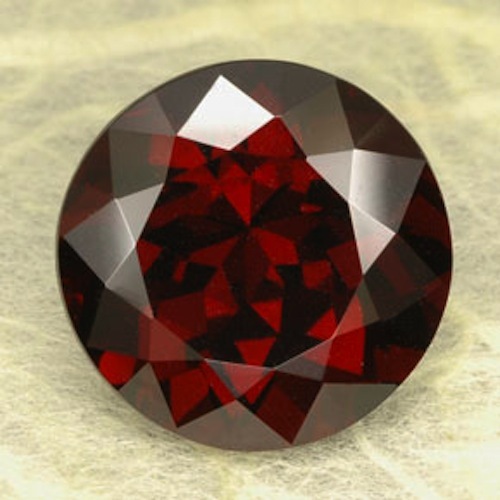AAA Rated Round Bright Orange Red Genuine (Natural) Garnet (2mm-6.5mm)