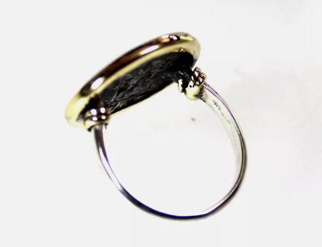 SPAIN COLONIAL PIRATE Atocha SHIP WRECK COIN .925 STERLING SILVER RING #7 free