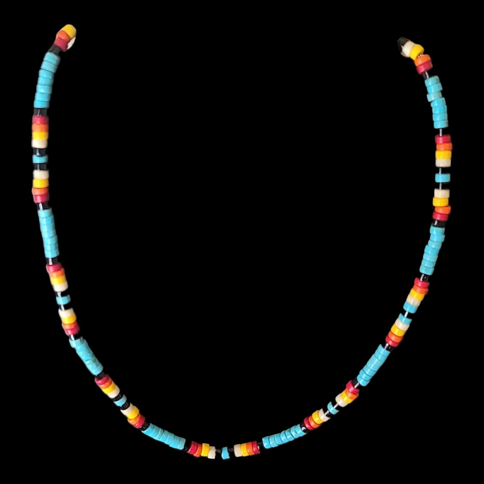 Native American Turquoise Heishi Necklace