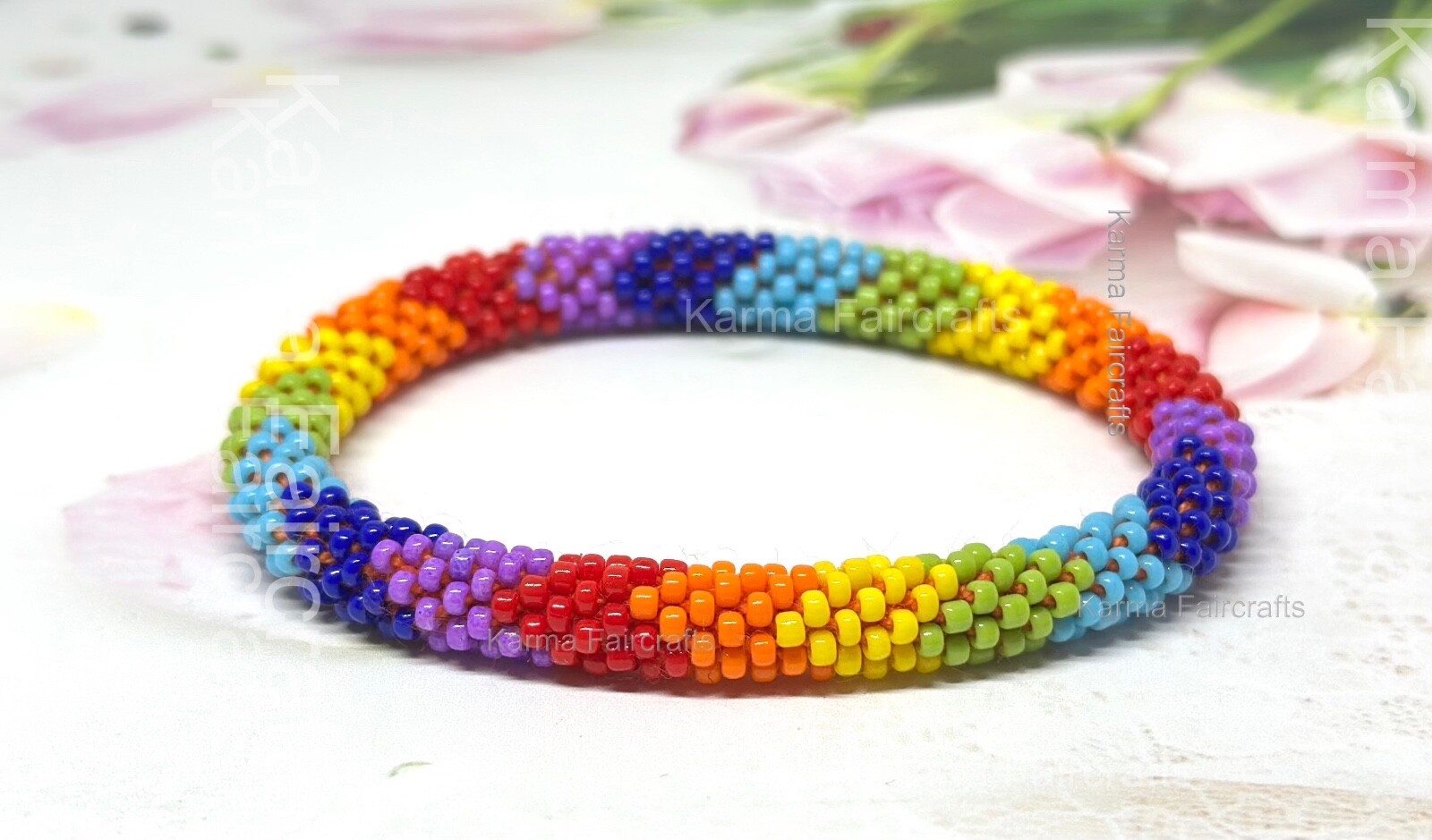 Nepal Beaded Bracelet Colorful Seed Beads Bracelets Hand Crocheted Buy2get1free