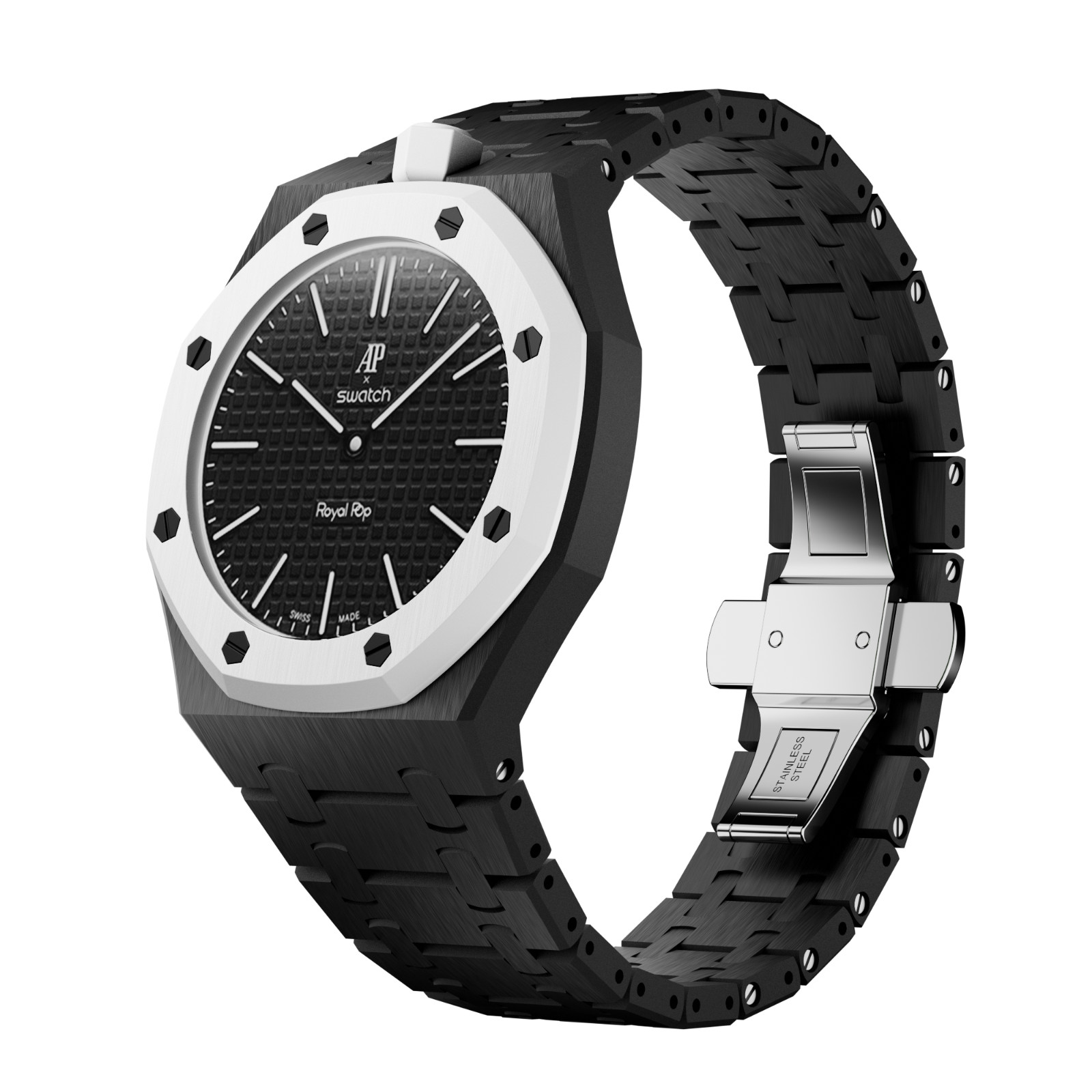 OROwatch Ceramic Strap Band Mod Kit For Swatch X AP Royal Pop Pre Sale Product
