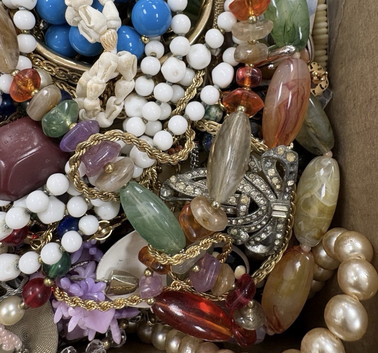 Unsearched Jewelry Lot VTG Vintage to Modern- PRICED PER POUND.