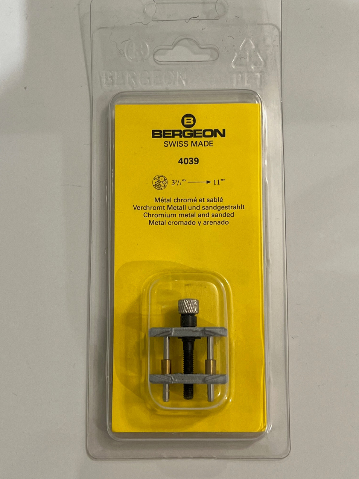 Bergeon 4039 Extensible and Reversible Watch Movement Holder