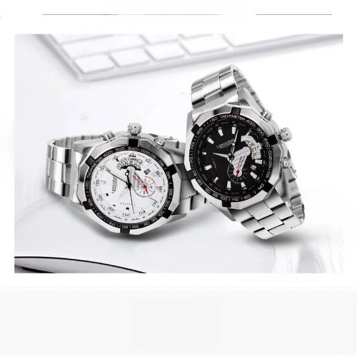 Men’s Large Dial Luminous Waterproof Calendar Watch Outdoor Sport