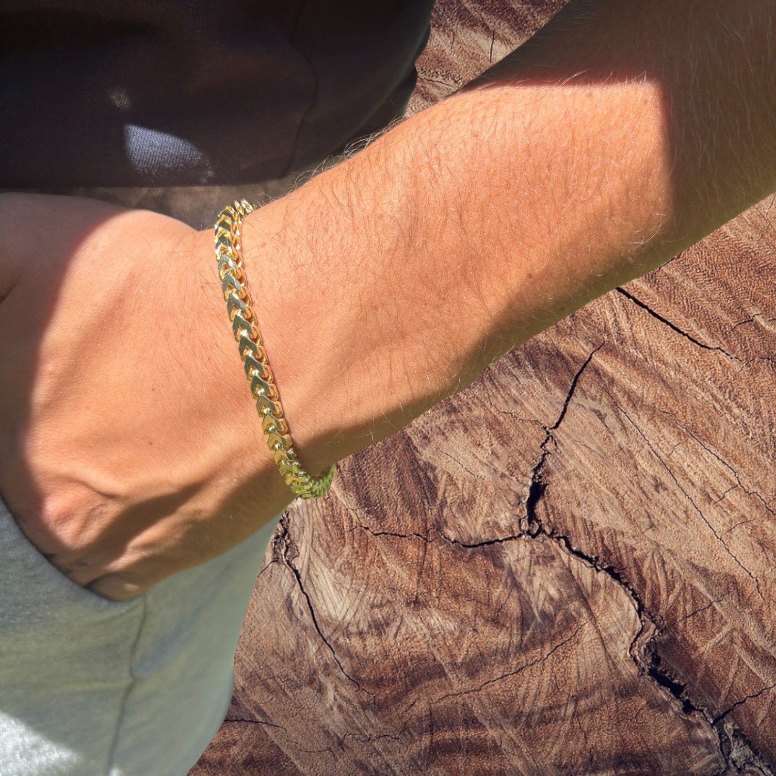 5mm Franco Link Bracelet – Real Solid 925 Sterling Silver Or 14k Gold Vermeil