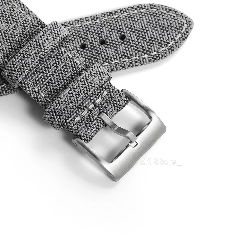 Quick Release Sailcloth Watch Band 18 20 22MM Nylon Fabric Watch Strap Men Women