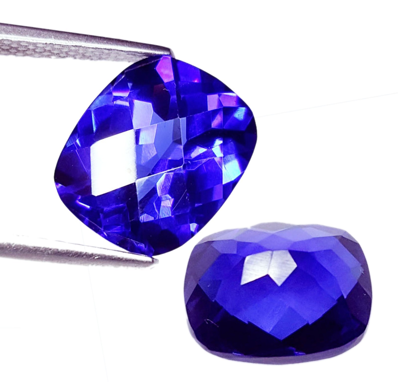 18 Ct Natural Padparadscha Sapphire Pair Loose Gemstone Certified Cushion Gem G9