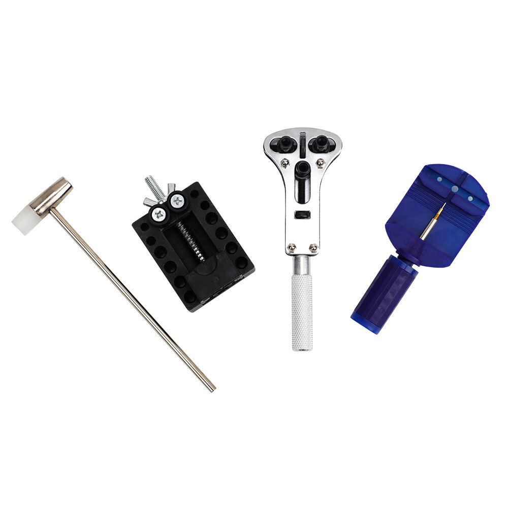 147pcs Watch Repair Kit Watchmaker Back Case Remover Opener Link Pin Spring Bar