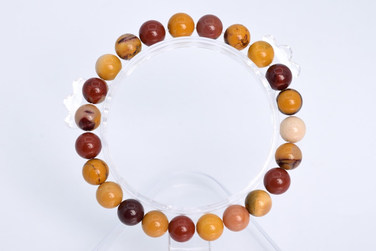 8MM Mookaite Bracelet Grade AAA Genuine Natural Round Gemstone Beads 7″