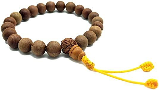 Healing Lama 10MM Beads Genuine Himalayan Sandlewood Tibetan Meditation Bracelet