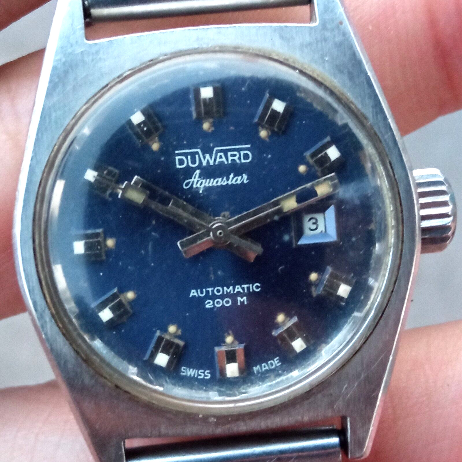 Duward Aquastar Oceanic Automatic Diver 200m / 20 ATM All Steel 28mm Watch
