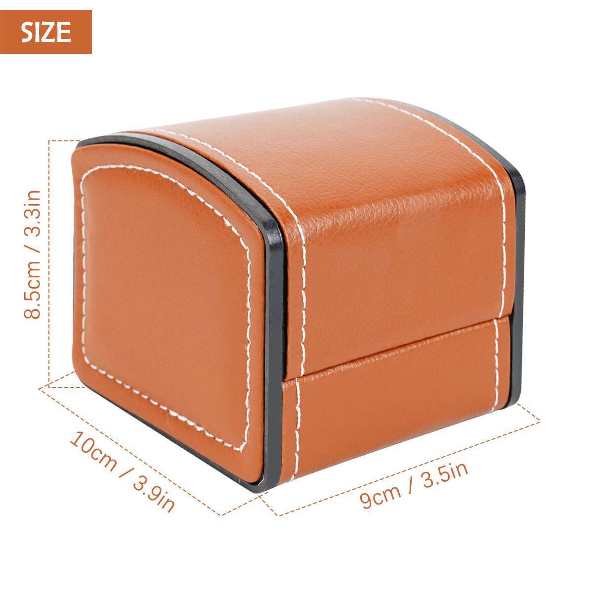 Luxury Single Watch Gift Box with Pillow PU Leather Wristwatch Display Case