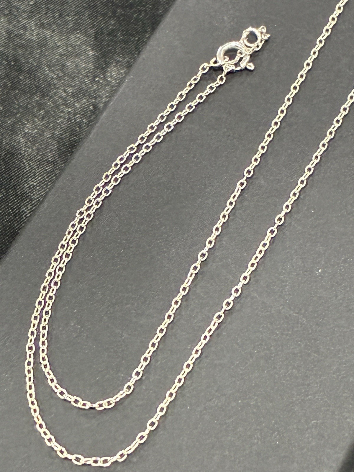 Sparkly & Dainty 19″ 925 Sterling Silver Purple Triple Charm Cluster Necklace