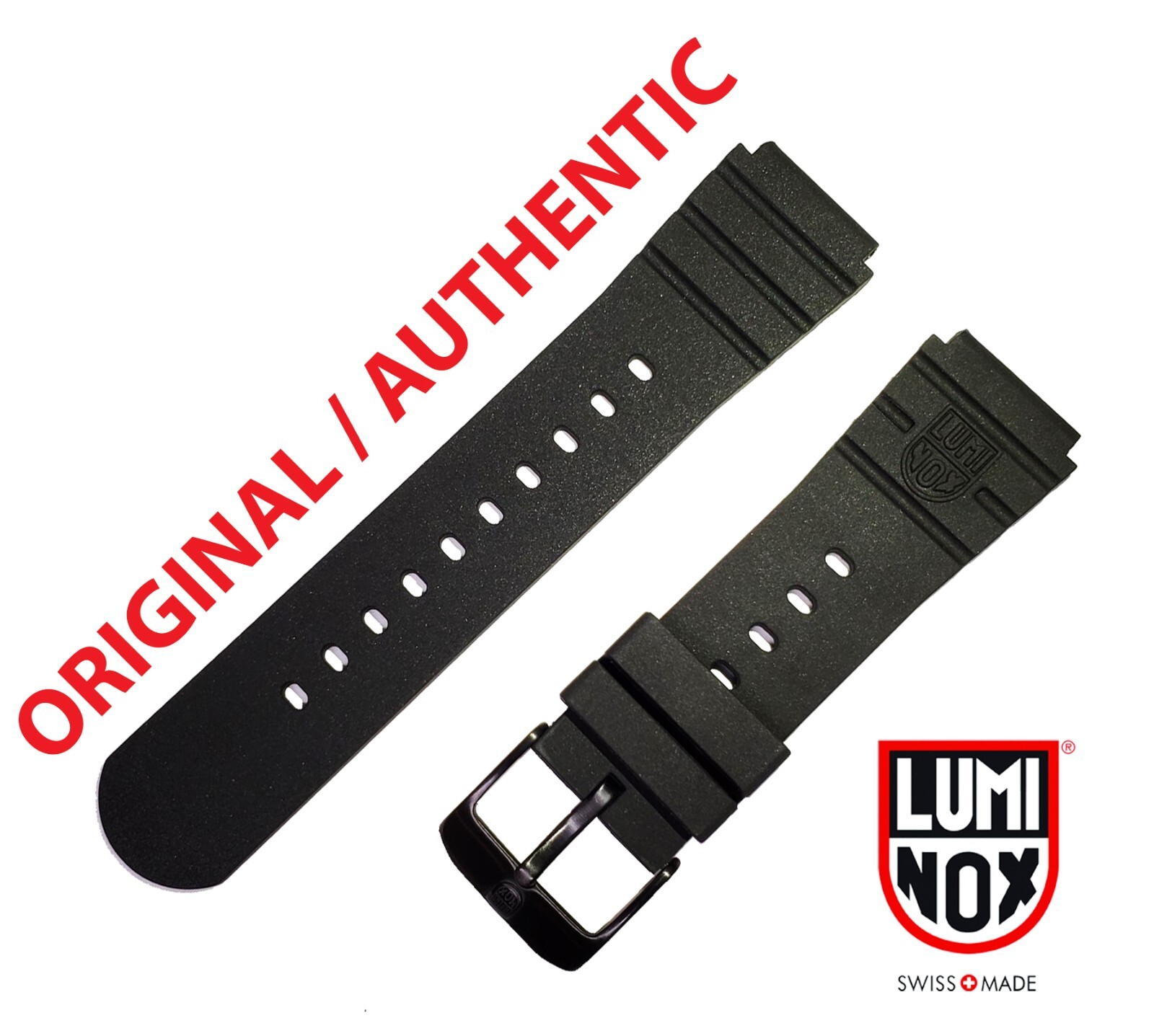 Original OEM Luminox DPB Rubber Watch Band Strap 3000 3900 8400 8000 NAVY SEAL