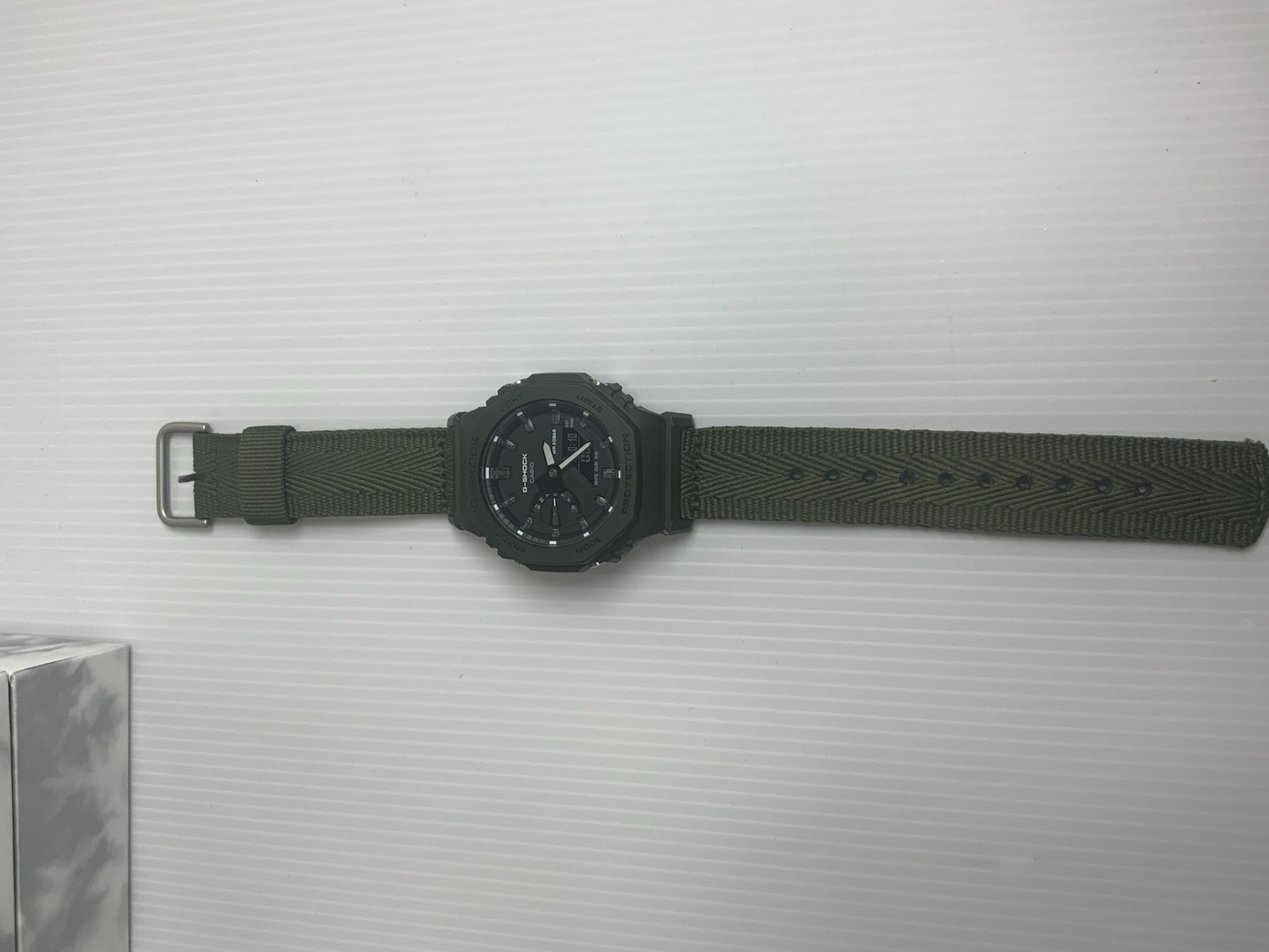 Casio G-Shock GAE-2100GC-7ACRc Snow Camo White + Green Exchangeable Special Set