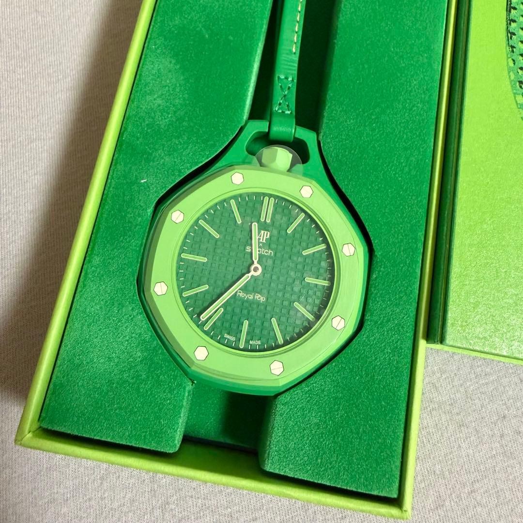 New Audemars Piguet Swatch Royal Pop Green Eight
