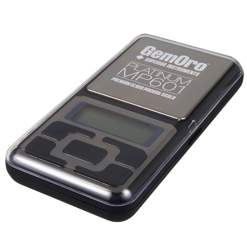 GEMORO PLATINUM GRAM POCKET SCALE MP601 600g x 0.1g