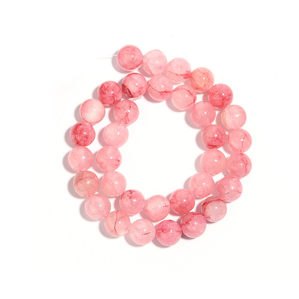 4-12mm Natural Stone Persian Jade Round Spacer Beads for Bracelet Jewelry Making