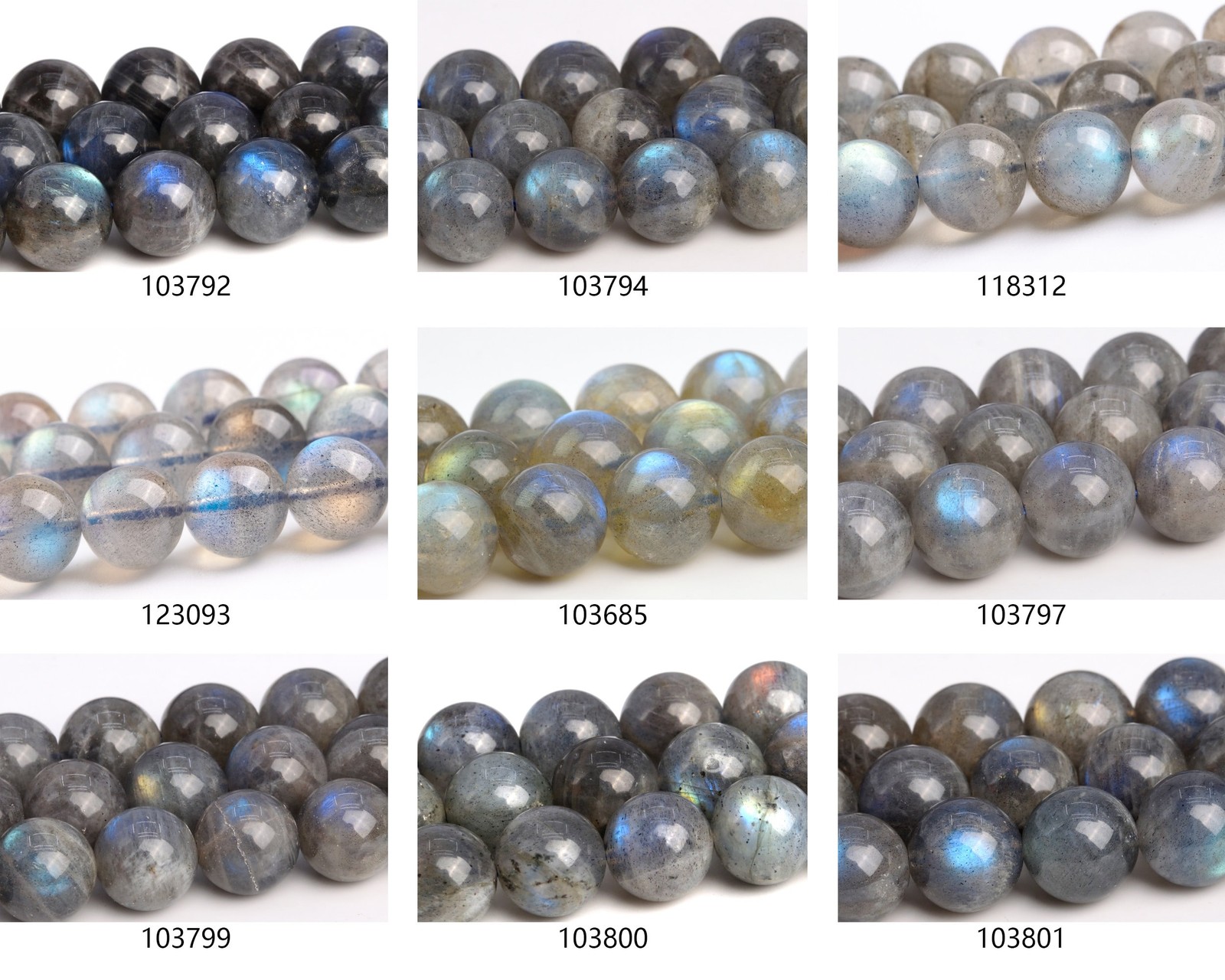 Genuine Natural Madagascar Labradorite Beads Round Gemstone Loose Beads