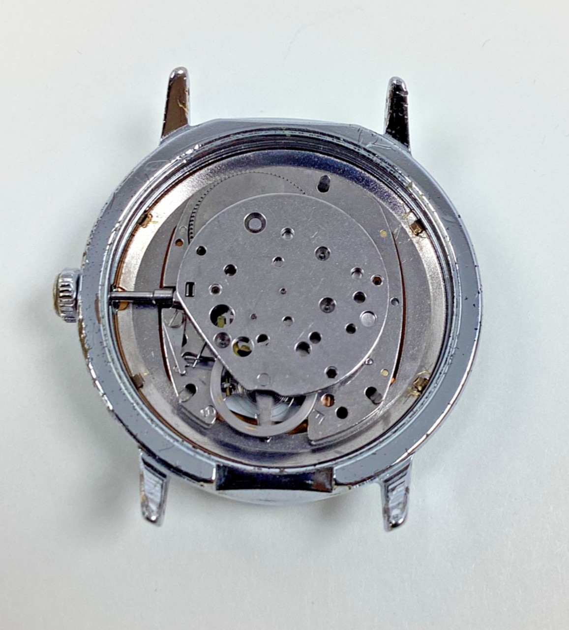 1974 Timex Marlin 35MM Roman Numeral Date Watch 2655002574 Runs New Band Read