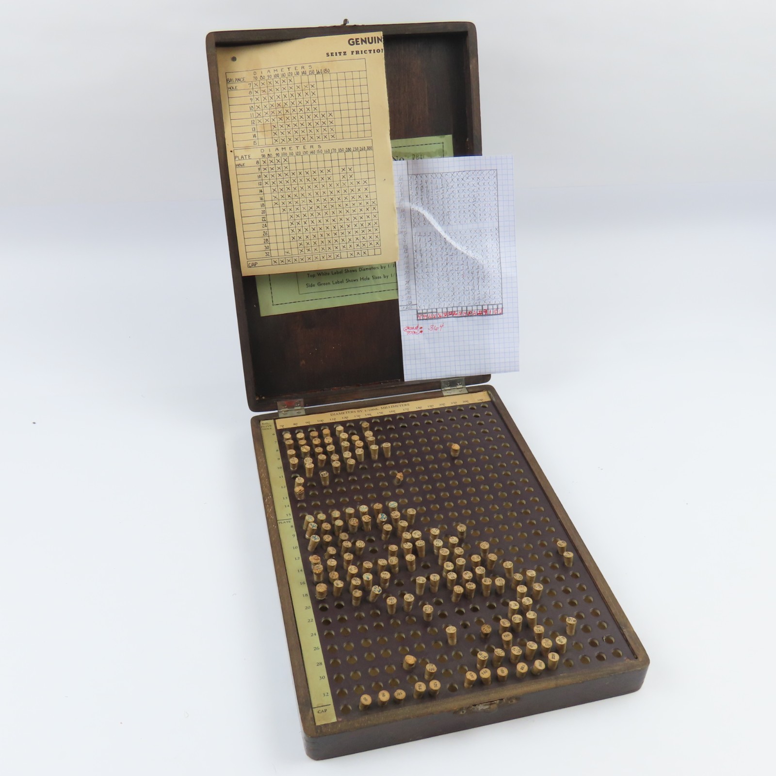SEITZ Assortment of 364 Ruby Balance and Plate Train Jewels