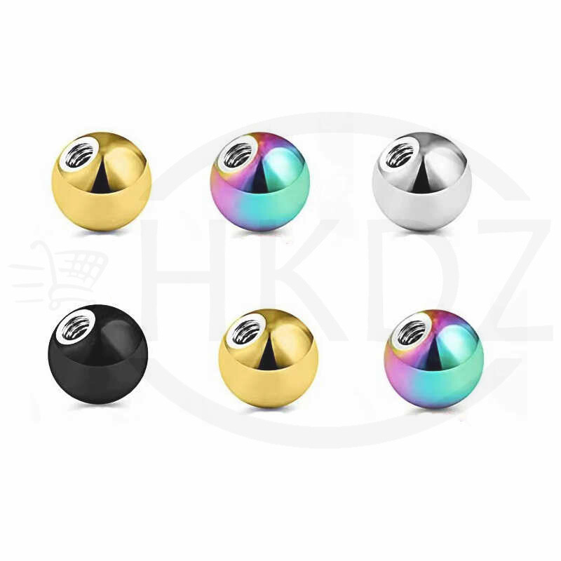 Replacement Spare Balls Labret Piercing Attachments 3mm 4mm 5mm 6mm 8mm 14G16G