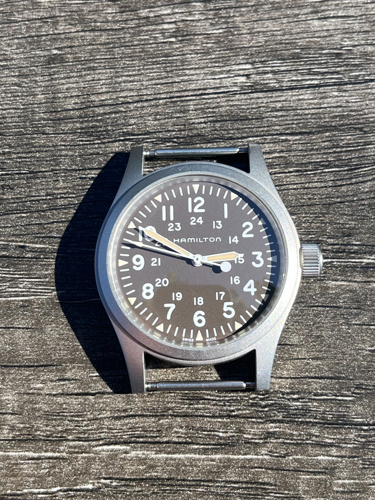 Hamilton Khaki Field Hand Wind Brown Dial 38mm H69439901