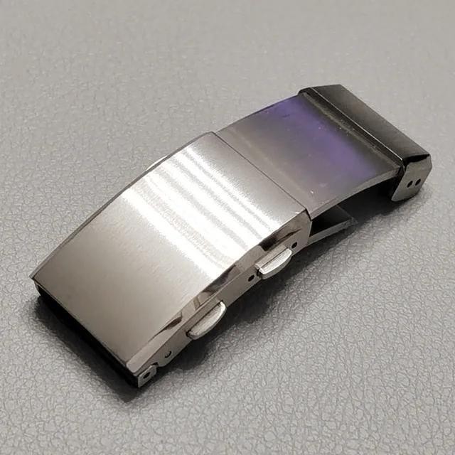 16/18/20/22mm 316L Stainless Steel Watch Clasp Adjustable Folding Buckle Metal