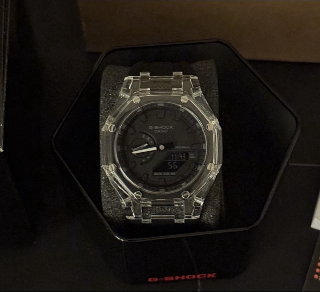 G-SHOCK CasiOak Clear Skeleton Watch