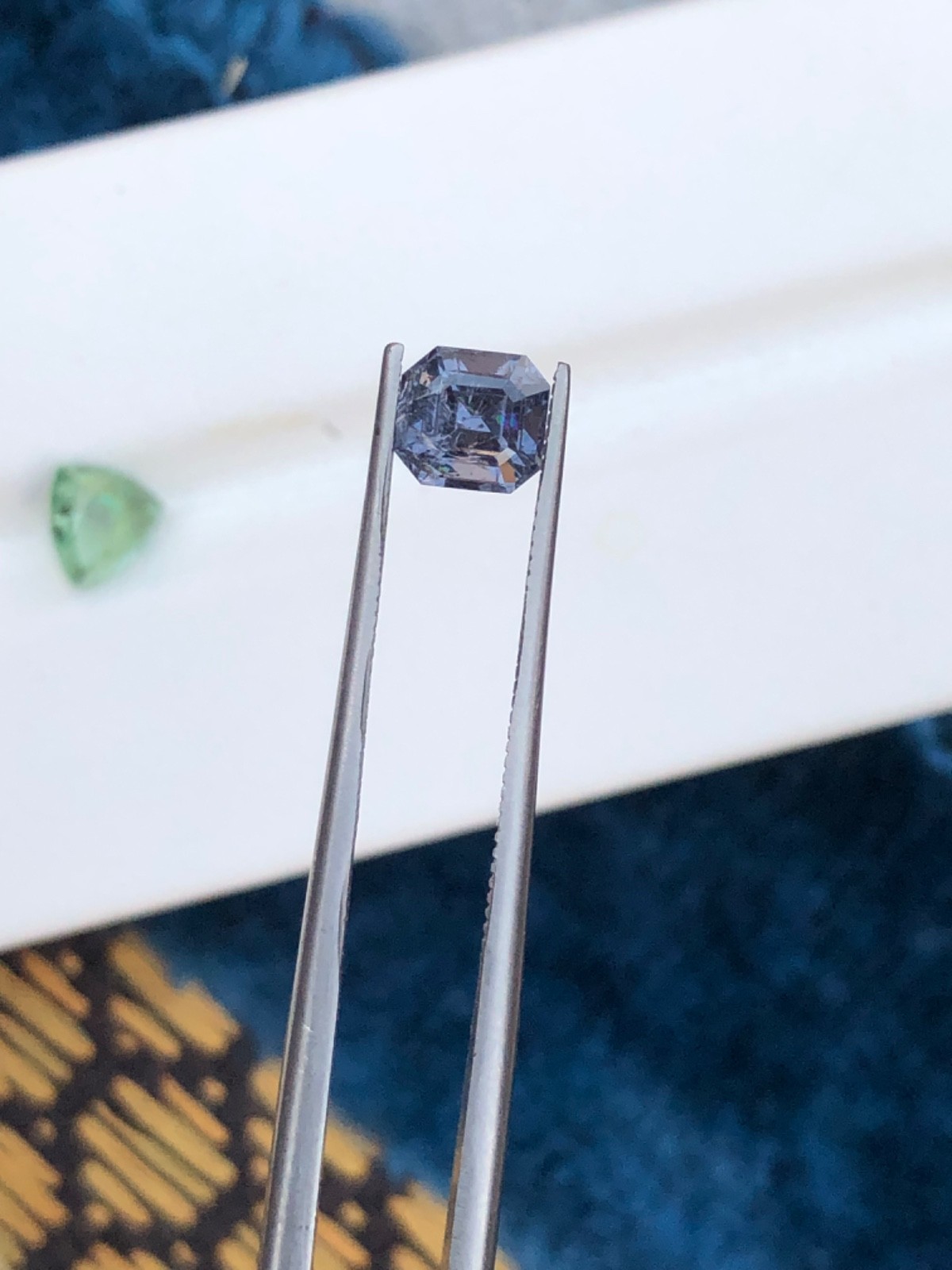 Natural Purplish Spinel – 1.00 Ct Cushion Cut Loose Gemstone