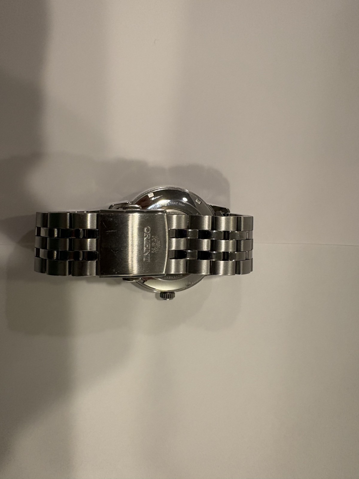 Orient Symphony III Automatic Men’s Watch F672-UAE0 Silver Dial Bracelet Box