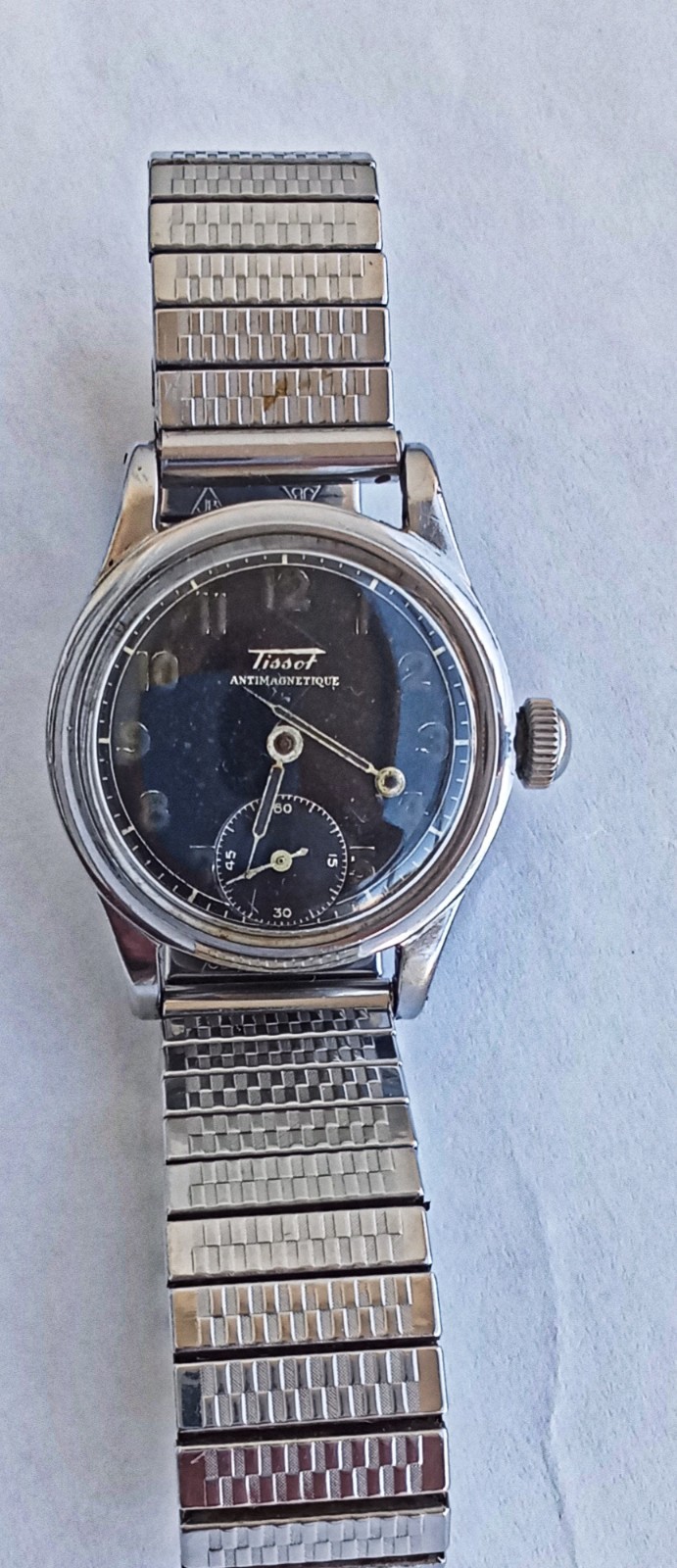 Vintage 1941 Tissot Antimagnétique WWII Military Watch – Stainless Steel – JB