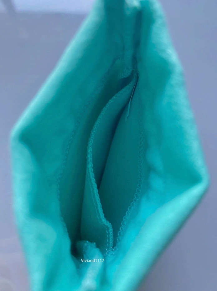 Tiffany & Co Empty 3.75″ x 3″ x 1.5″ Blue Gift Box/Travel Pouch 2pc set