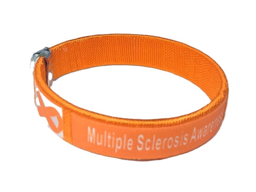 Multiple Sclerosis Awareness Bracelet & Enamel Pin – 2 High Quality Items