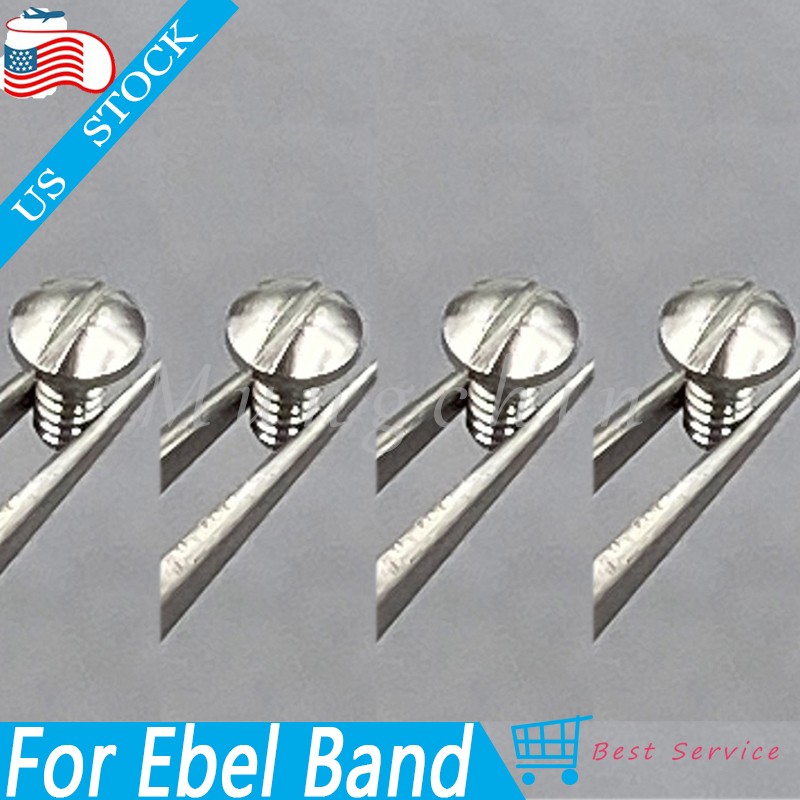 4*Fit Ebel Band Screw to Case Head Size 2.6 mm Bracelet Screw to Case Wave Sport