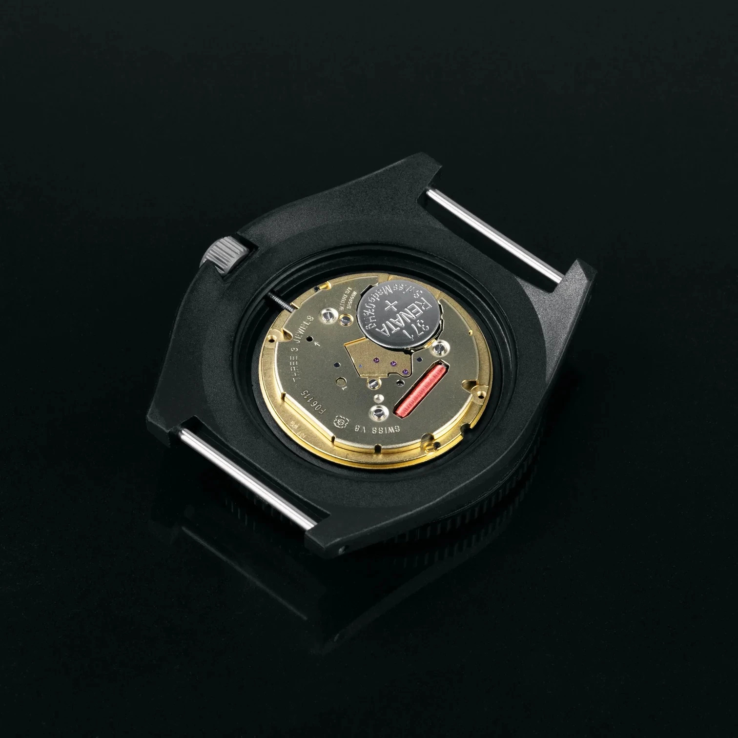 Marathon Navigator Quartz 41mm Black Watch US GOVERNMENT Dial Green Lume Tubes