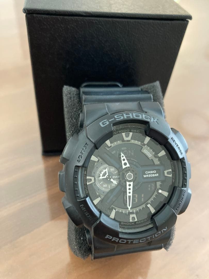 G-SHOCK Watch Good Condition All Matte Black GA-110