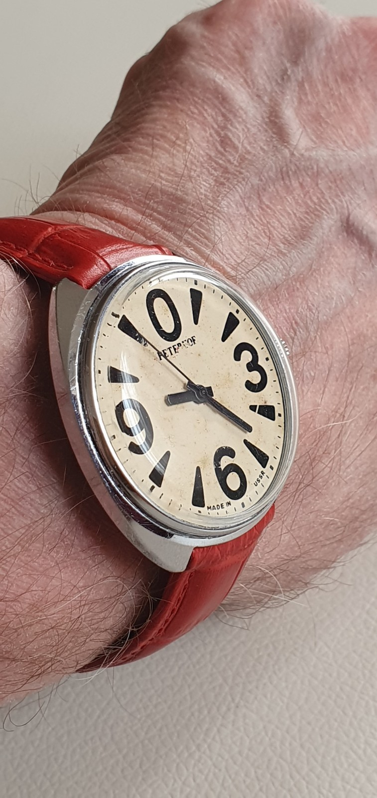Very Rare Serviced RAKETA BIG ZERO PETERHOF 2609.HA USSR Made Watch